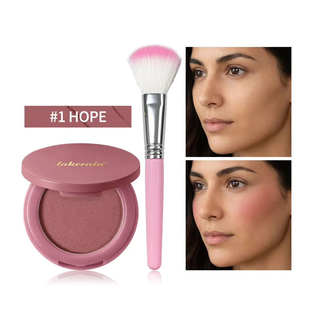 Soft Poke Matte Bouncy Blush & Brush – Korean Face Makeup