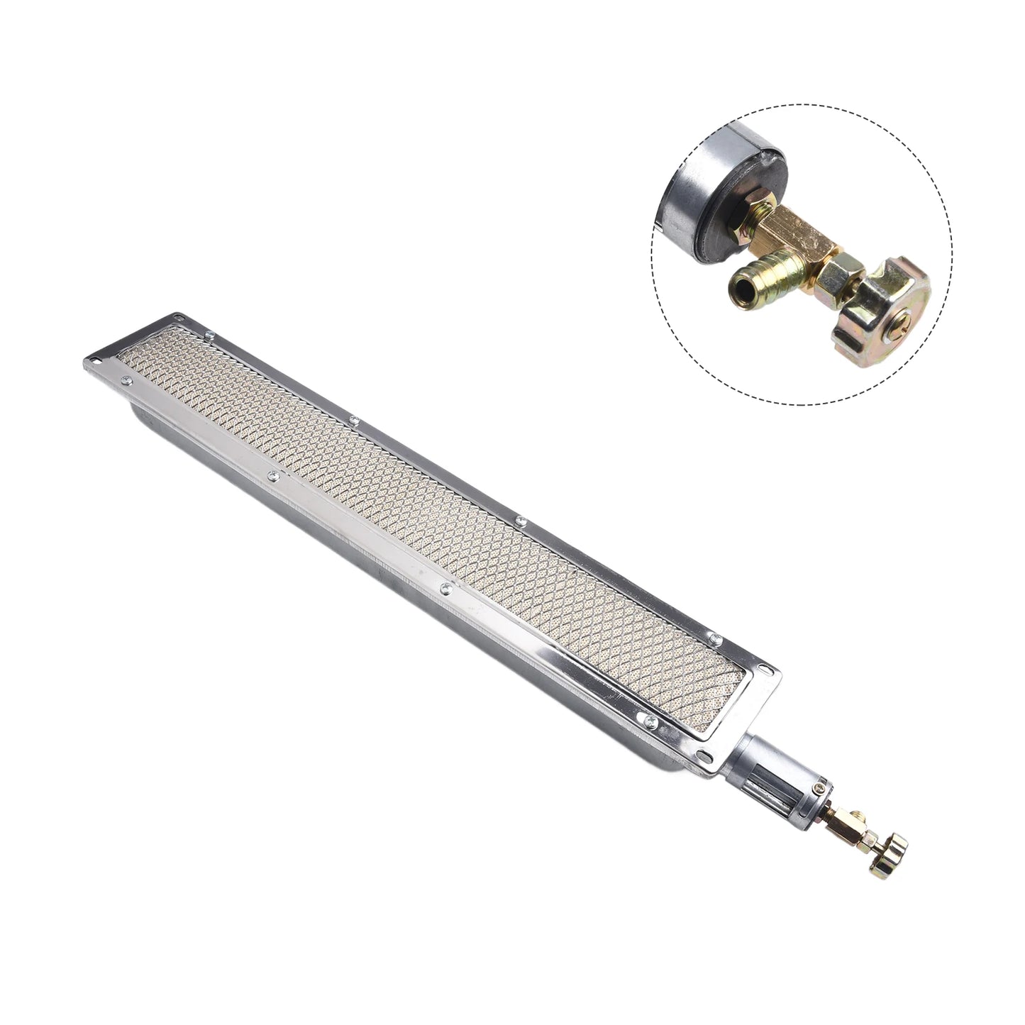 BBQ Gas Grill Infrared Side Burner Ceramic Heater Kitchen Barbecue