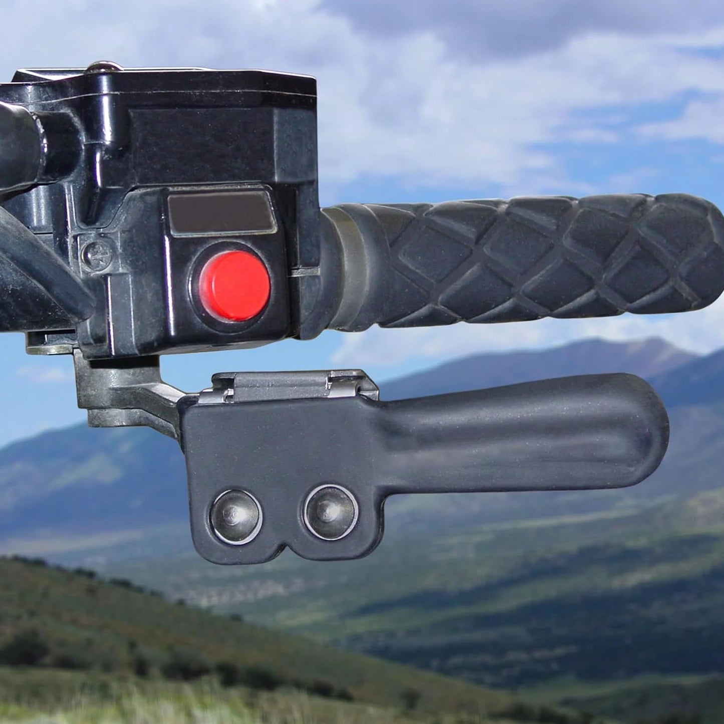 ATV Thumb Throttle Extender | Ergonomic Rubber Bendable Clamp-On