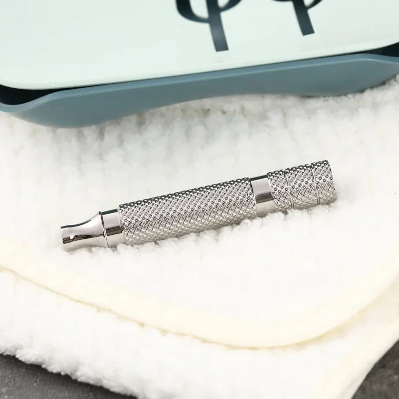 YAQI Polished Titanium Safety Razor Handle for Men