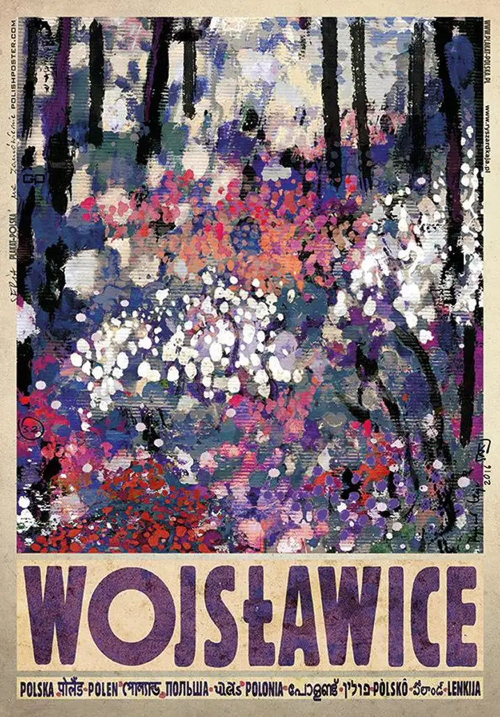 Retro Poland Podhale Kocie Góry Canvas Wall Art Print | Unframed