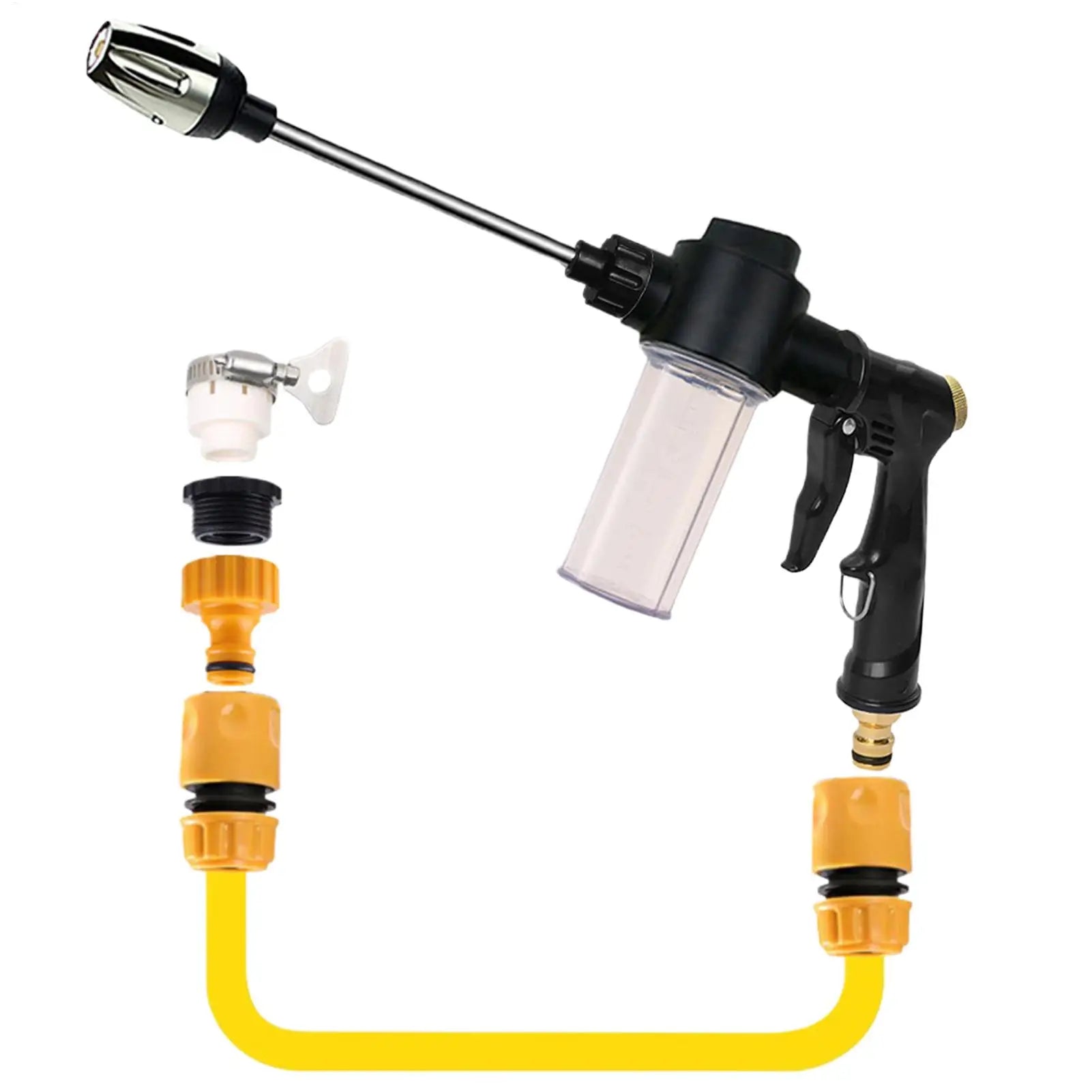 Cordless Power Washer Handheld Ergonomic Rust Resistant 360 Degree Adjustable Sprayer Hose Sprayer Nozzle for Car Yard Home Peaceful Pleasures Health and Wellness