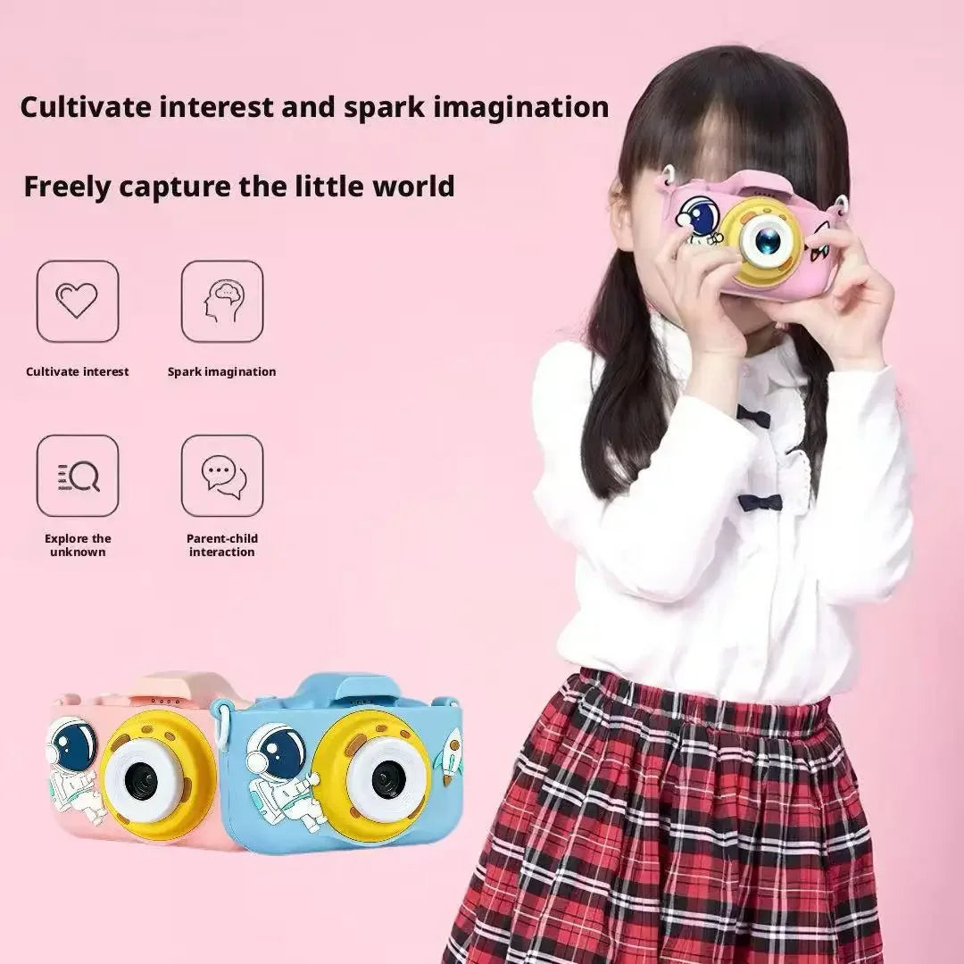 Kids Digital Camera 9600W Dual Lens 1080P HD Video Recorder with Eye Care Screen Educational Games for Toddler Boys Girls Peaceful Pleasures Health and Wellness
