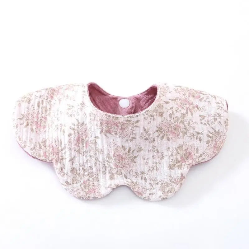6-Layer Cotton Baby Drool Bib – Soft Burp Cloth for Newborns