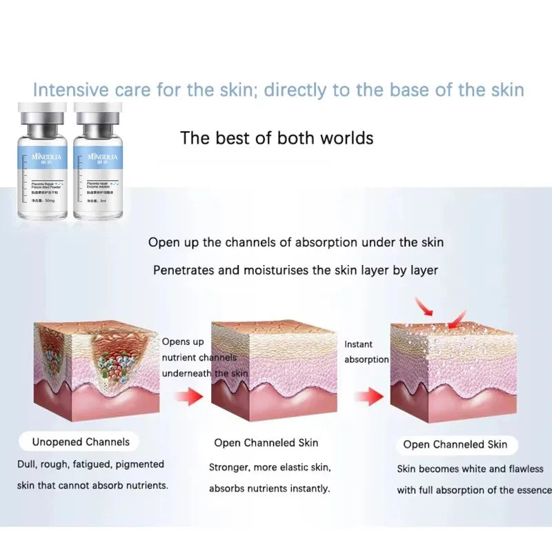 Oligopeptide Placenta Freeze-Dried Powder Essence | Repair & Hydrate