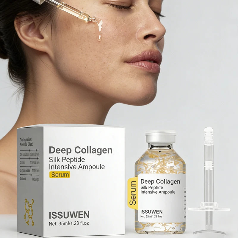 Silk Peptide Blue Copper PDRN Face Serum | Deep Hydration