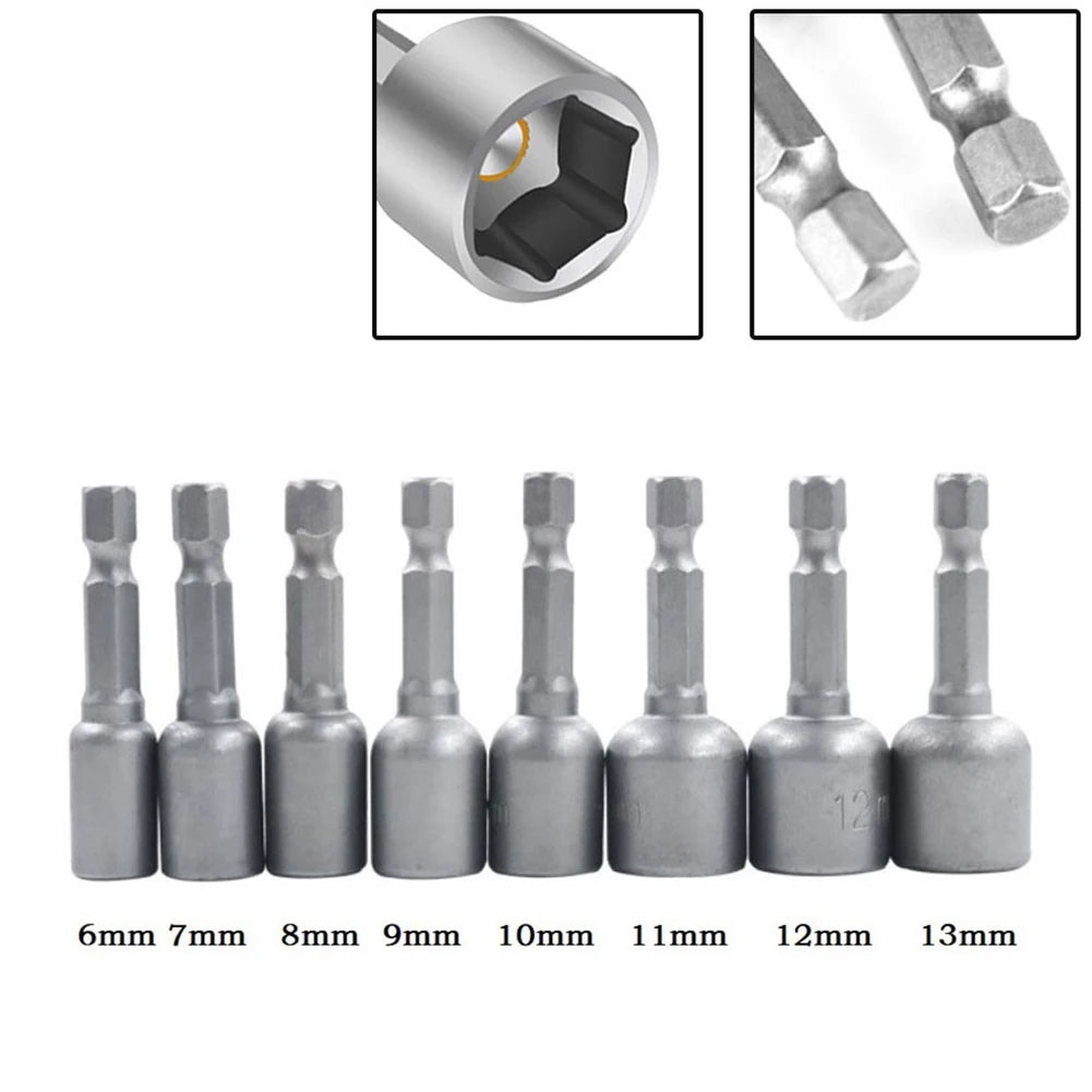5 4 2 Impact Socket Adapter 6- Power Nut Driver 1 4-inch Hex Shank