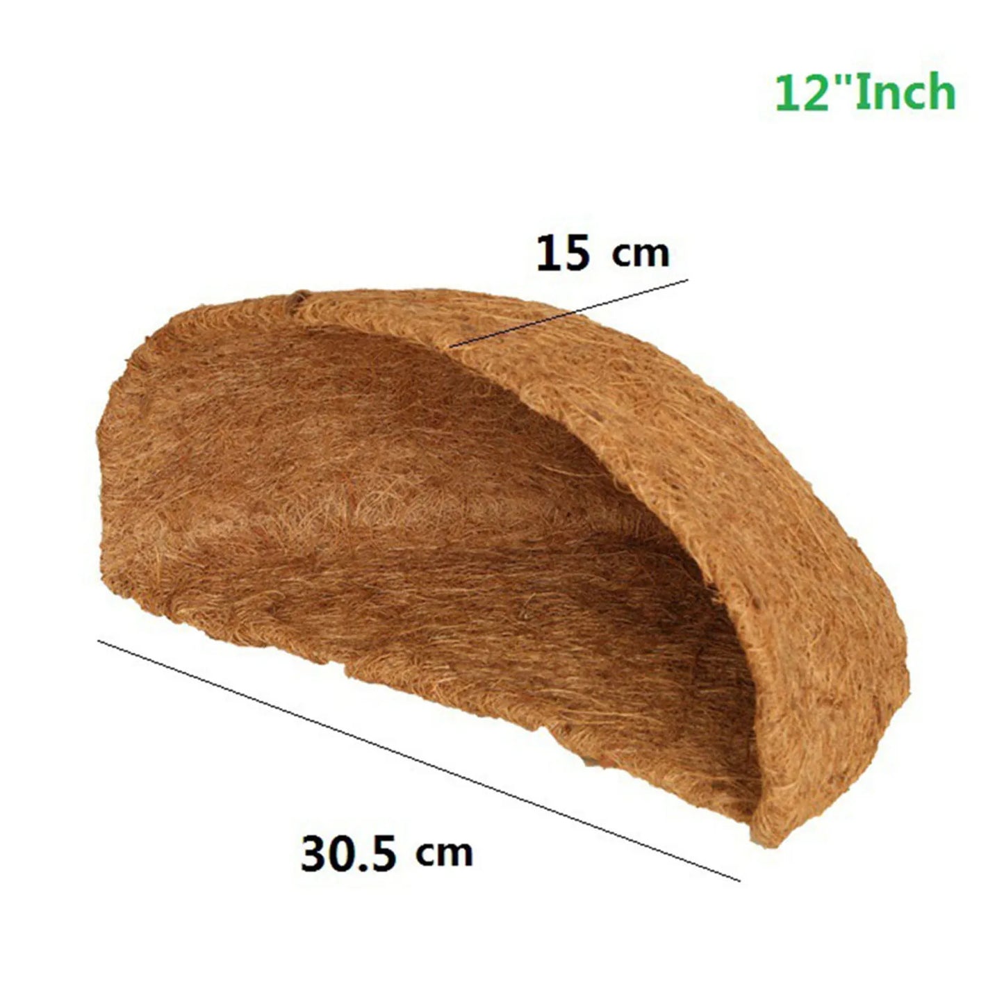 Round Coconut Fiber Hanging Basket Liner | Coir Garden Liner