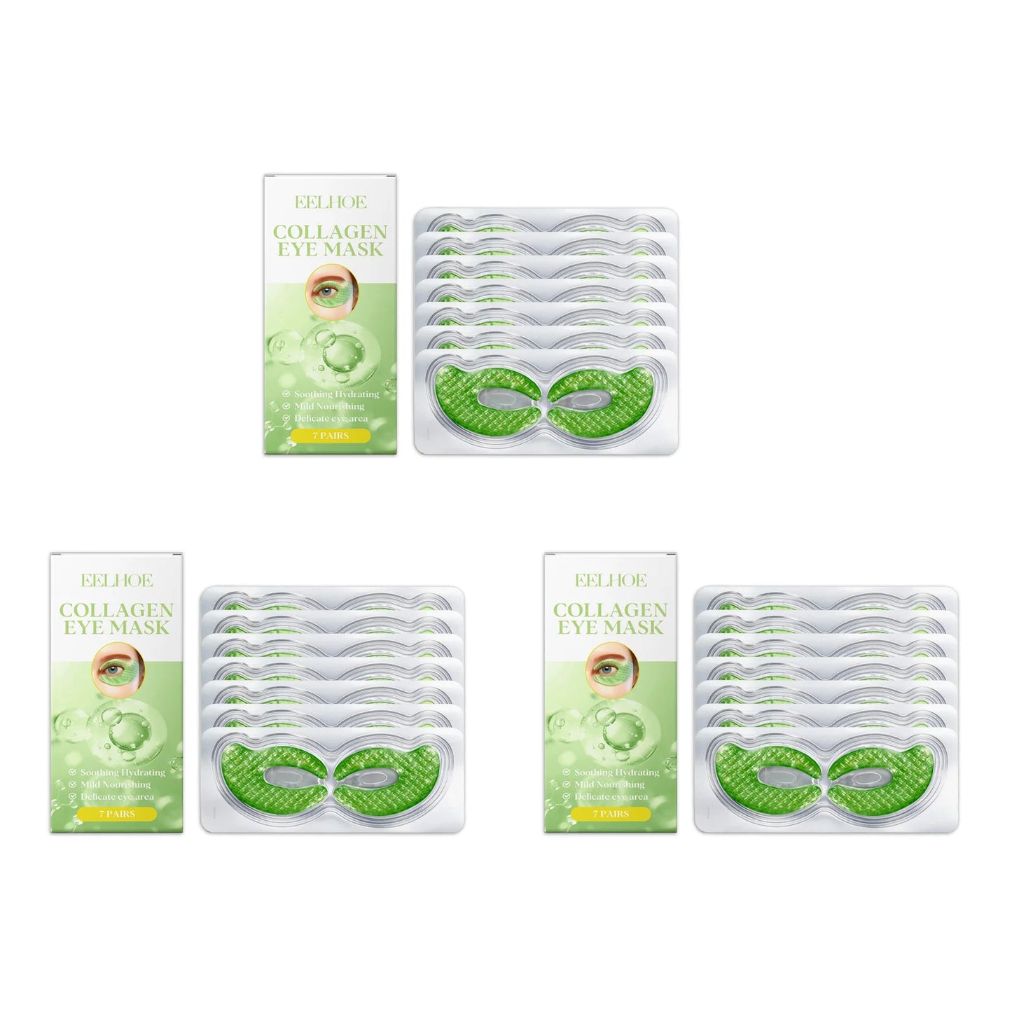 Collagen Eye Patches – Dark Circles, Puffiness & Firming