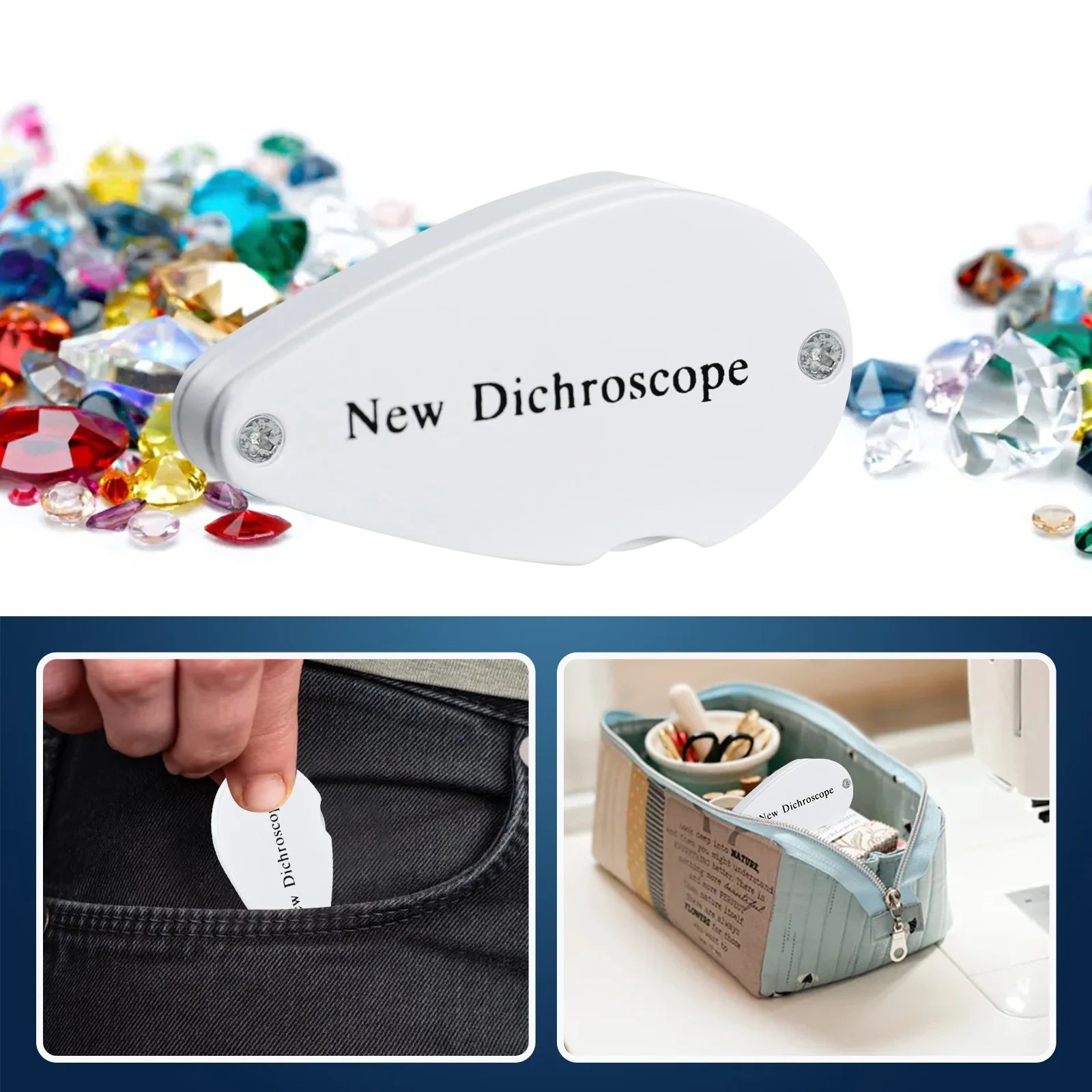 Charles Filter Magnifier, Single Piece Filter, Jade Identification Tool, Dyed Jade Identification Peaceful Pleasures Health and Wellness