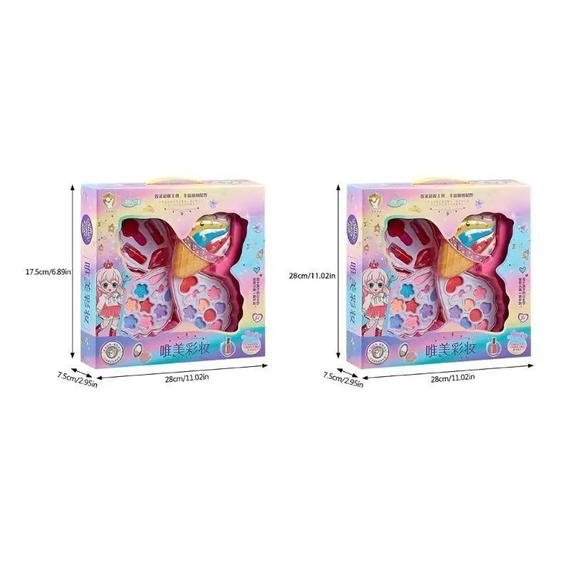 Kids Girls Pretend Play Makeup Set | Eyeshadow & Blush Toy