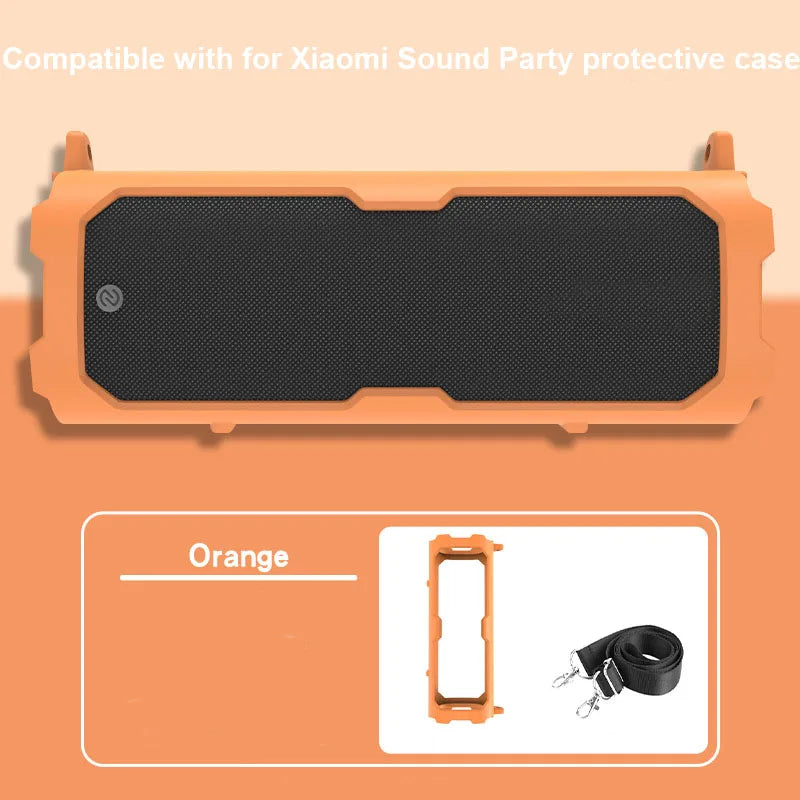 Brand New Silicone Case Cover For Xiaomi Sound Party Bluetooth-Compatible Speaker Travel Carrying Protective With Shoulder Strap Peaceful Pleasures Health and Wellness