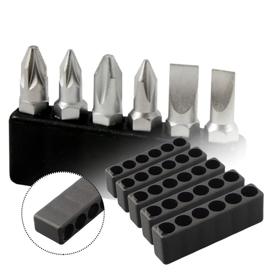5-Pack 6-Hole 1/4" Hex Drill Bit Holder & Storage Stand Drill Bit Holder Oasis Select