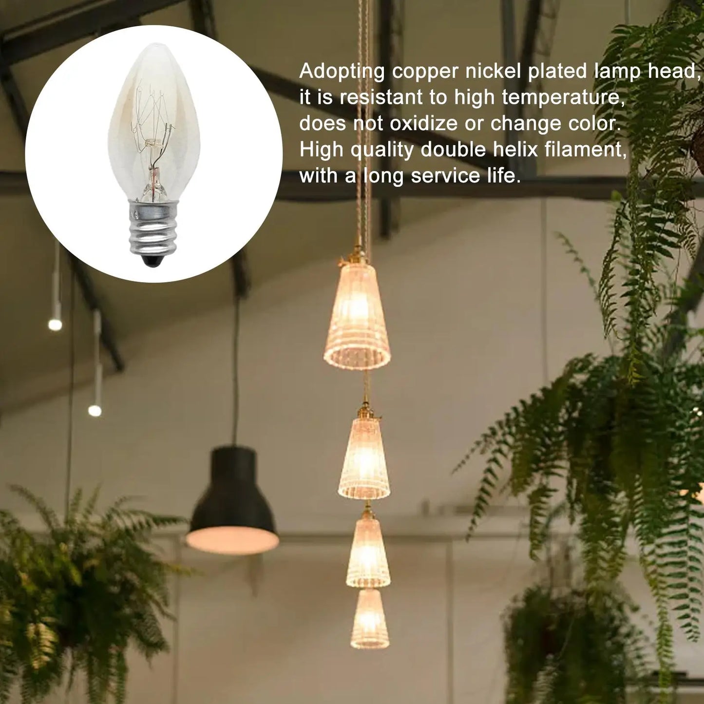 10W E12 Screw Bulb | Wax Warmer & Night Light Replacement