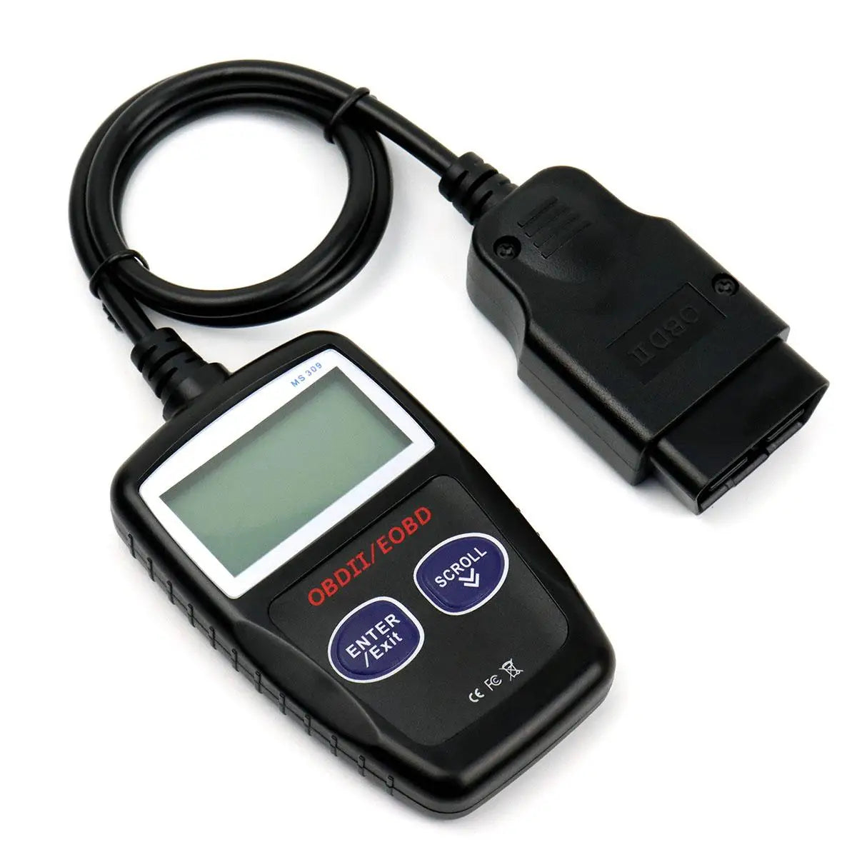Car OBD2 Scanner Diagnostic Tool Code Reader, Car Voltage Tester Engine Fault Code Scanner, Charging Tester Diagnostic Tool Ms Peaceful Pleasures Health and Wellness black