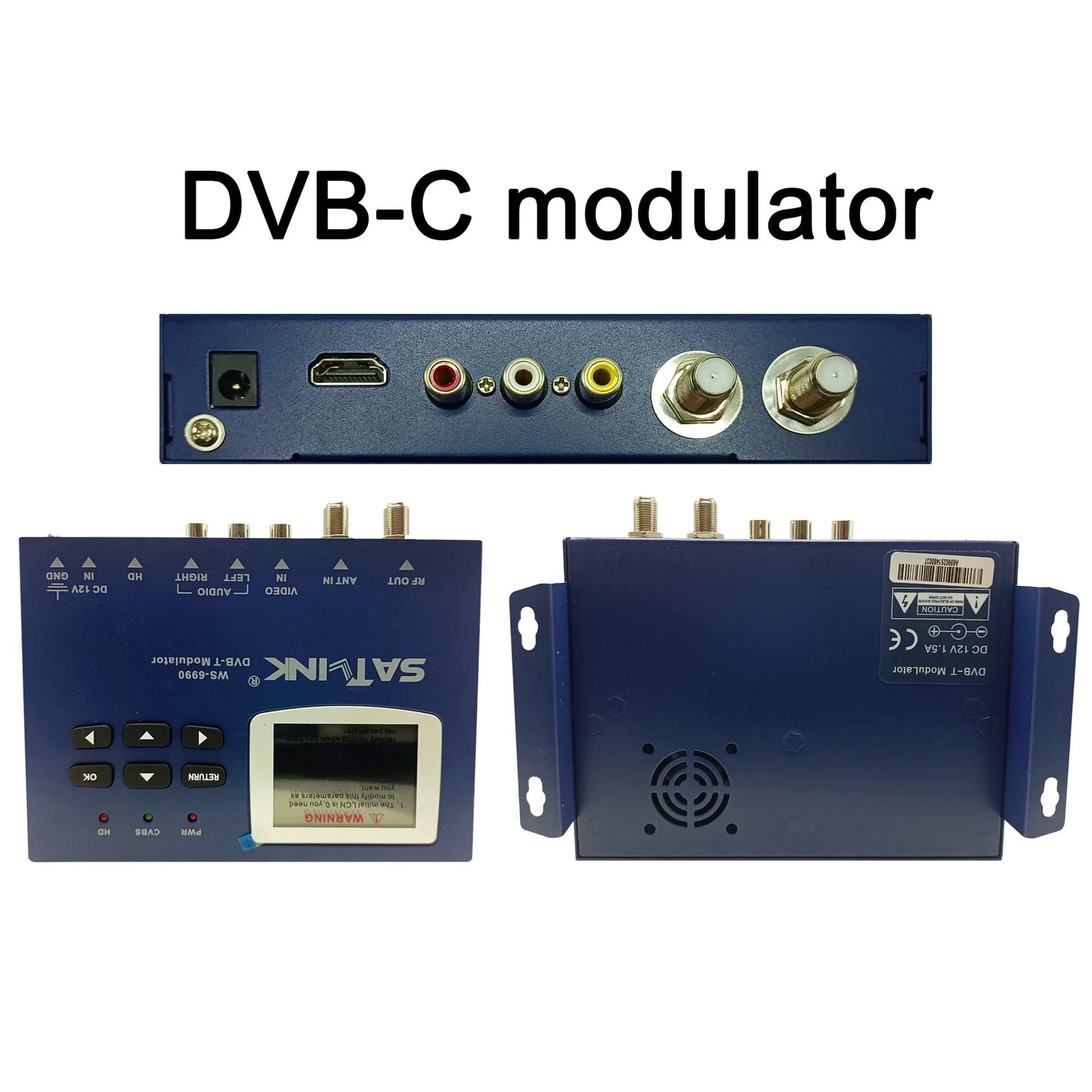 HD Encoder Modulator AV/HD to RF DVB-T DVB-C ISDB-T CATV