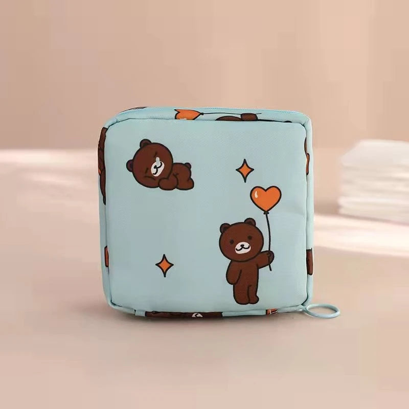 Portable Sanitary Napkin & Tampon Storage Bag | Waterproof