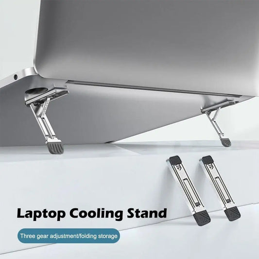Mini Folding Laptop Stand – 3-Height Aluminum Phone Holder Laptop Stand Oasis Select