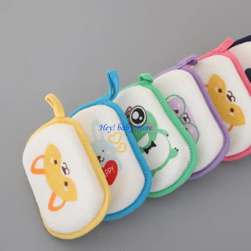 Animal Pattern Baby Bath Sponge – Soft, Safe & Ergonomic
