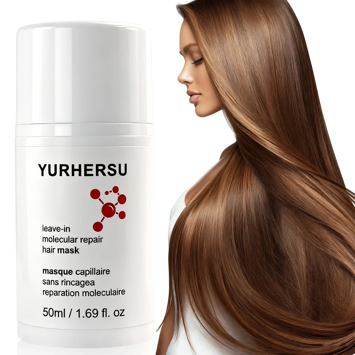 Keratin Peptide Leave-In Hair Mask – Repair Bleached Hair