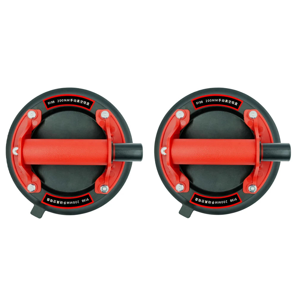 Vacuum Suction Cup 200kg Loading Capacity Heavy Duty Vacuum Spreader for Tile Adsorption Granite Glass Lifting 8inch Cup Peaceful Pleasures Health and Wellness 2PC 3