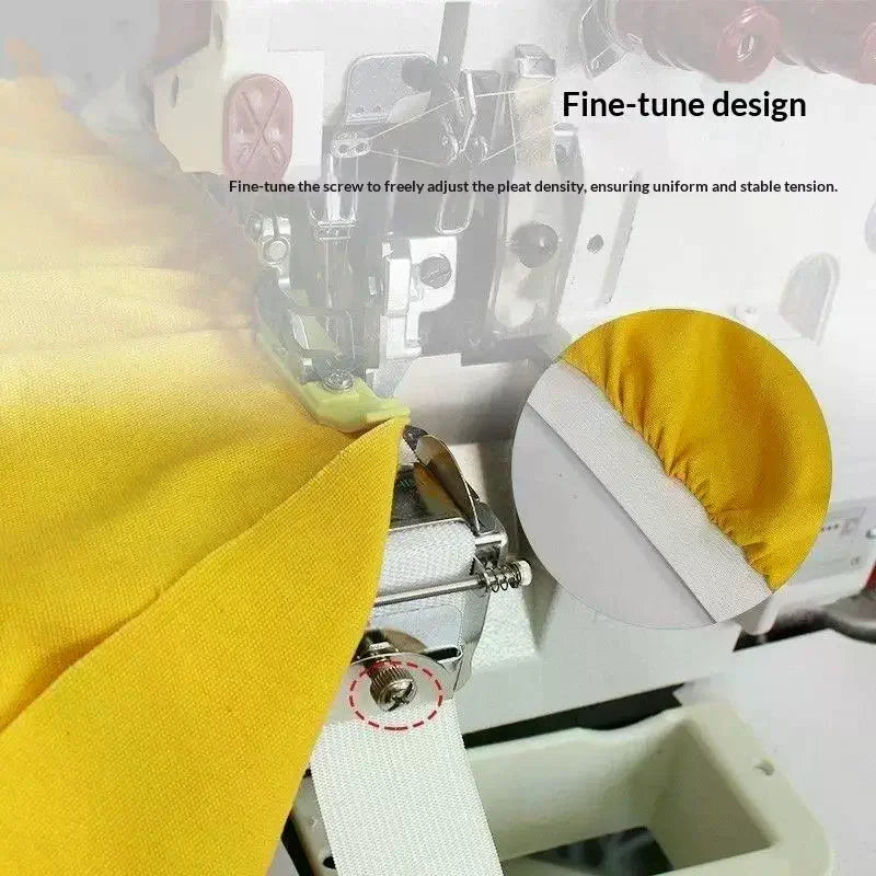 Stainless Steel Overlock Gauge – Adjustable Seam & Lace Guide