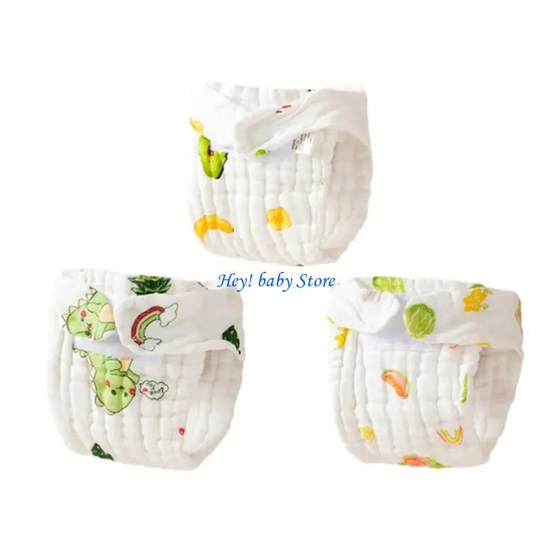 Baby Cotton Gauze Diapers | Soft Breathable Newborn Nappies