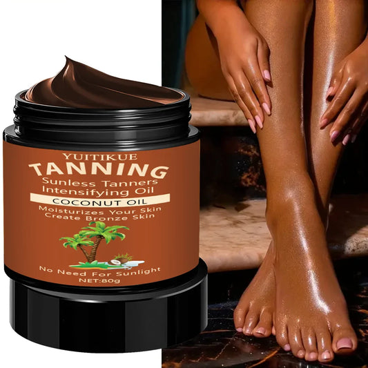 YUITIKUE Sunless Self Tanning Cream – Natural Bronzer 80g Self Tanning Cream Oasis Select Default Title