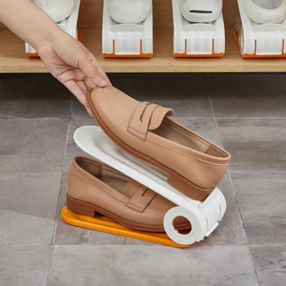Adjustable Double Layer Shoe Rack Organizer | Space Saving