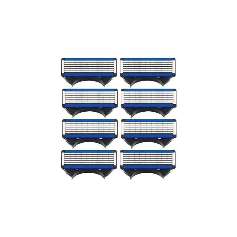 6-Layer Blade Reusable Razor – Durable Handle & Swap Heads
