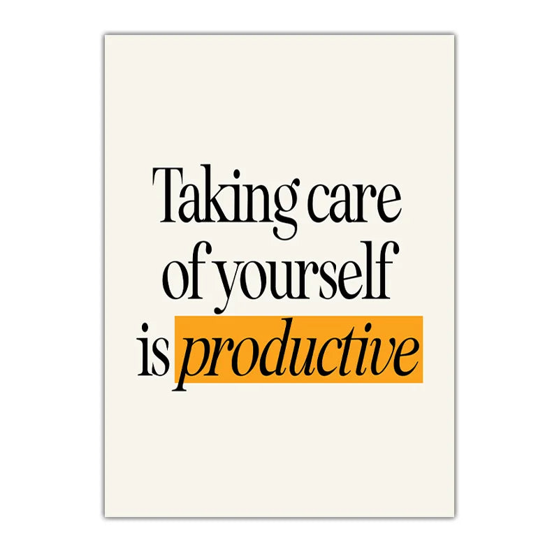Inspirational Quotes Canvas Wall Art | Nordic Minimalist Print Canvas Wall Art Peaceful Pleasures Health and Wellness 03 40x50cm No Frame China Mainland