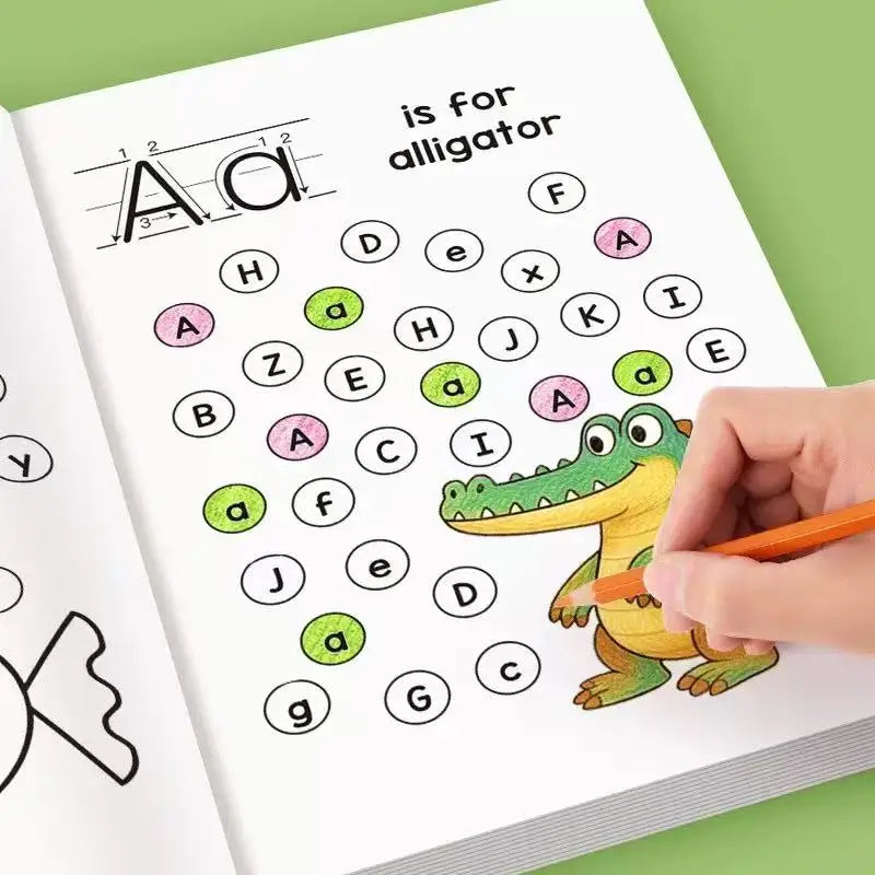 Children Calligraphy 26 Alphabet Tracing Workbook Educational Books