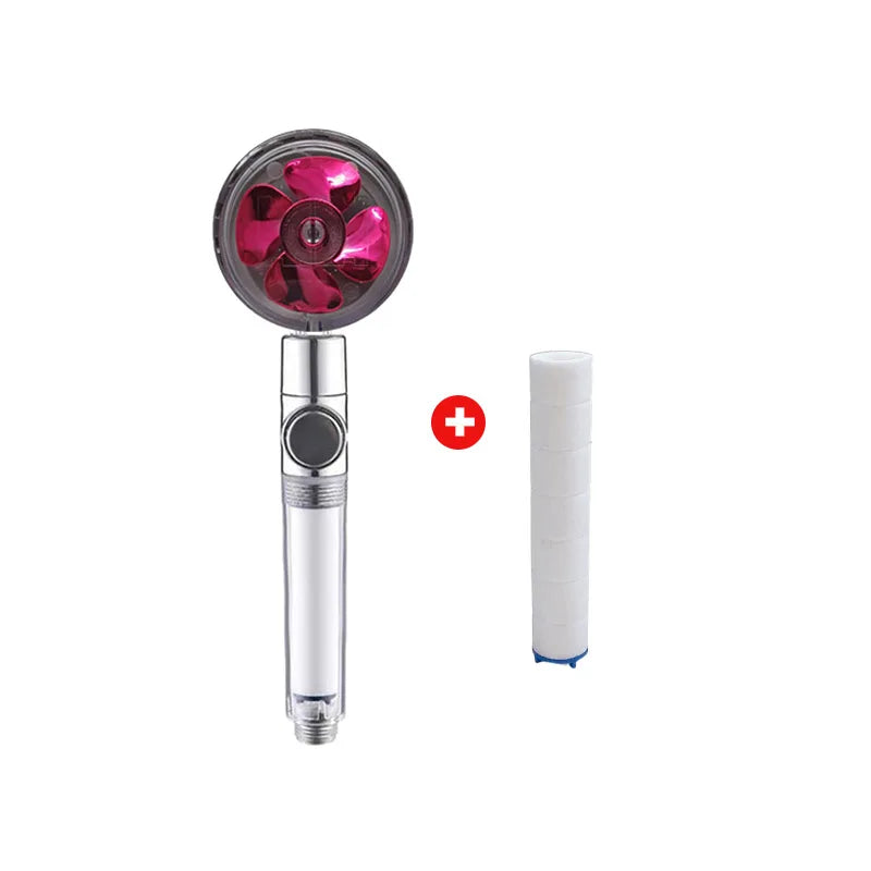 High-Pressure Handheld Showerhead | Filter & Water-Saving