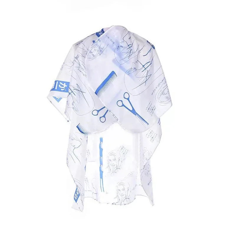 Waterproof Barber Cape | Professional Salon Hair Cutting Gown Salon Barber Cape Peaceful Pleasures Health and Wellness Blue