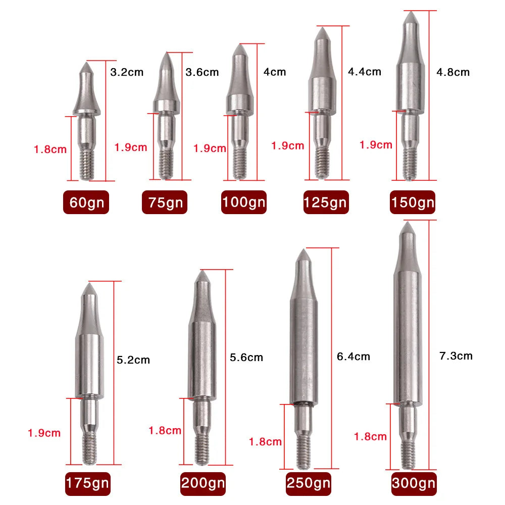 ID 4 2 5 6 Arrow Shaft Arrowhead Target Point Tip Hunting Shooting