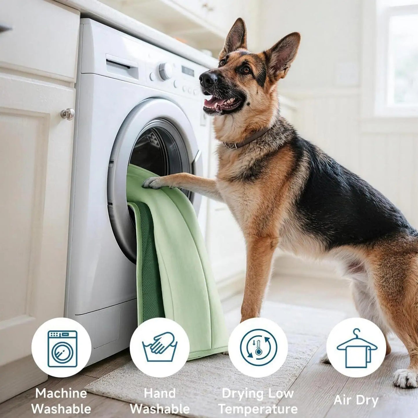 Dog Cooling Bed Non-Slip Washable Kennel Bed Cooling Dog Mat For Pet Hamster Animals Summer Outdoor Indoor Beach Car Travel Home Peaceful Pleasures Health and Wellness