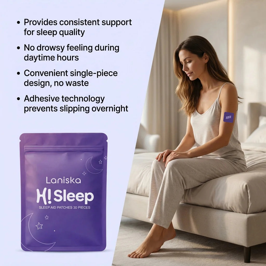 Sleep Aid Patches Relieving Stress Anxiety Headache Neurasthenia Relaxing Fall Asleep Quickly Soothing Improve Insomnia Patches Peaceful Pleasures Health and Wellness