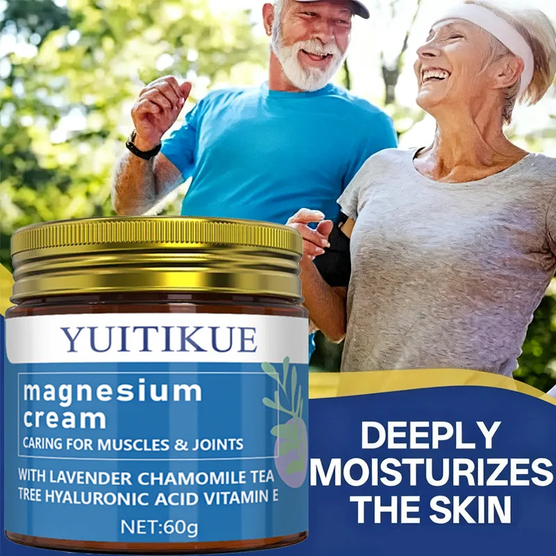YUITIKUE Magnesium Body Lotion 60g | Night Muscle Moisturizer Magnesium Body Lotion Peaceful Pleasures Health and Wellness