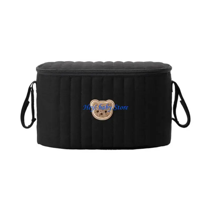 Cartoon Bear Stroller Organizer Bag – Large Capacity Hanging Bag