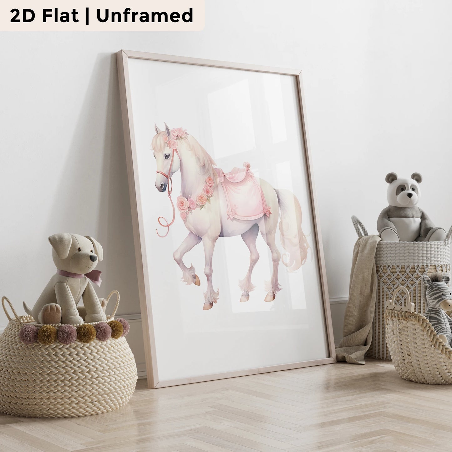 3-Piece Princess Castle Canvas Wall Art | Kids Bedroom Decor