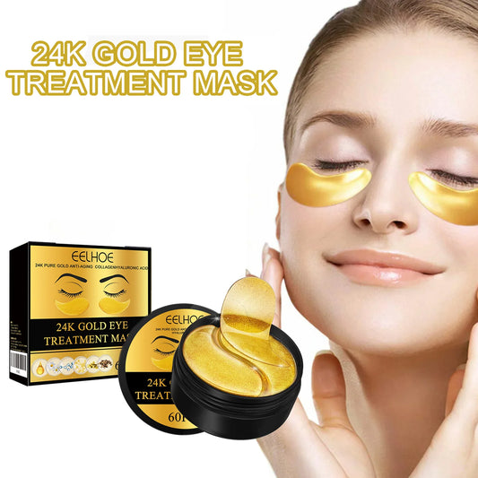 24K Gold Under Eye Mask – Dark Circles & Anti-Aging Patches