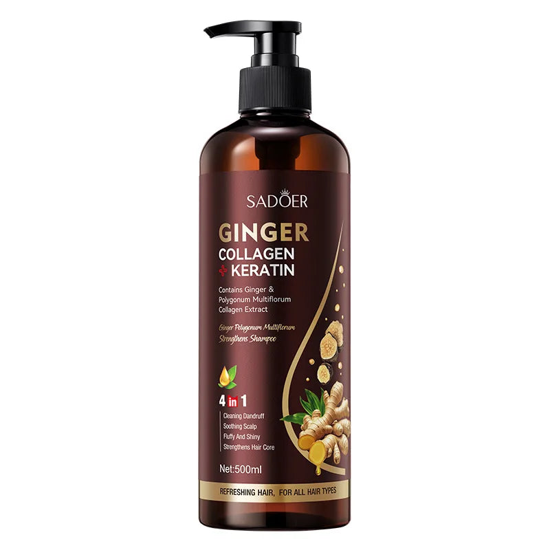 Ginger & Polygonum Multiflorum Strengthening Shampoo 500ml