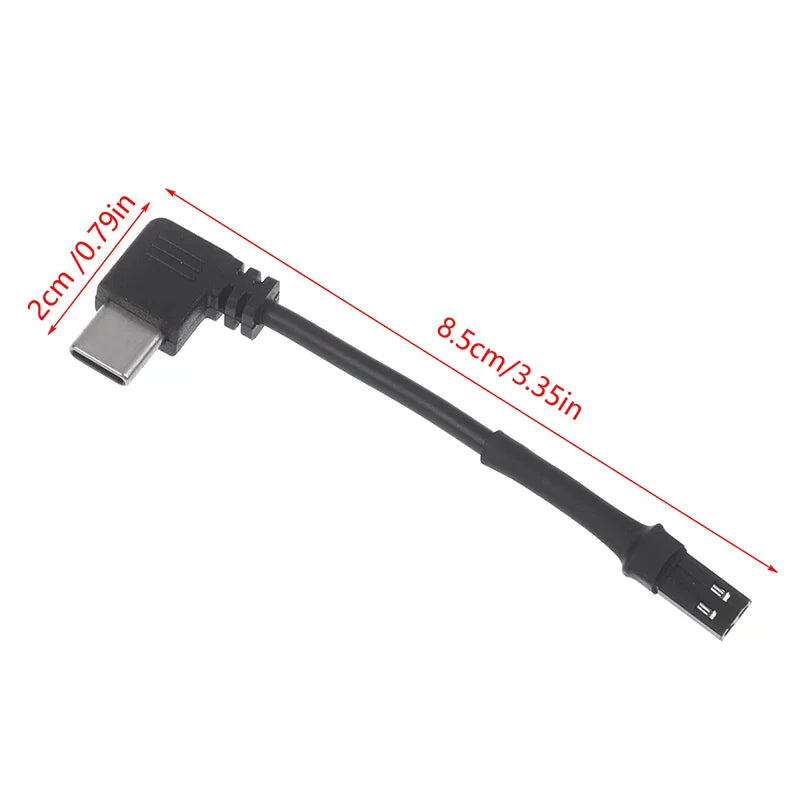 Type-C Elbow Plug JST 2P SYP Terminal Line Connector