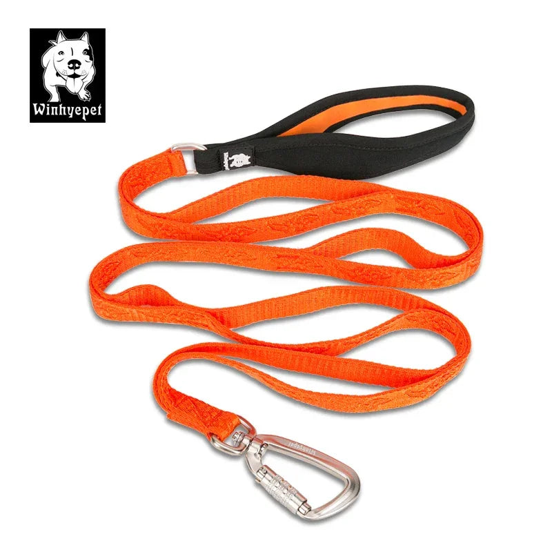 TRUELOVE Pet Leash Nylon Zinc-alloy Hook Carabiner Dog Accessories Rope Lead Medium Big Ferocious Travel Pet Supplies YL1831 Peaceful Pleasures Health and Wellness
