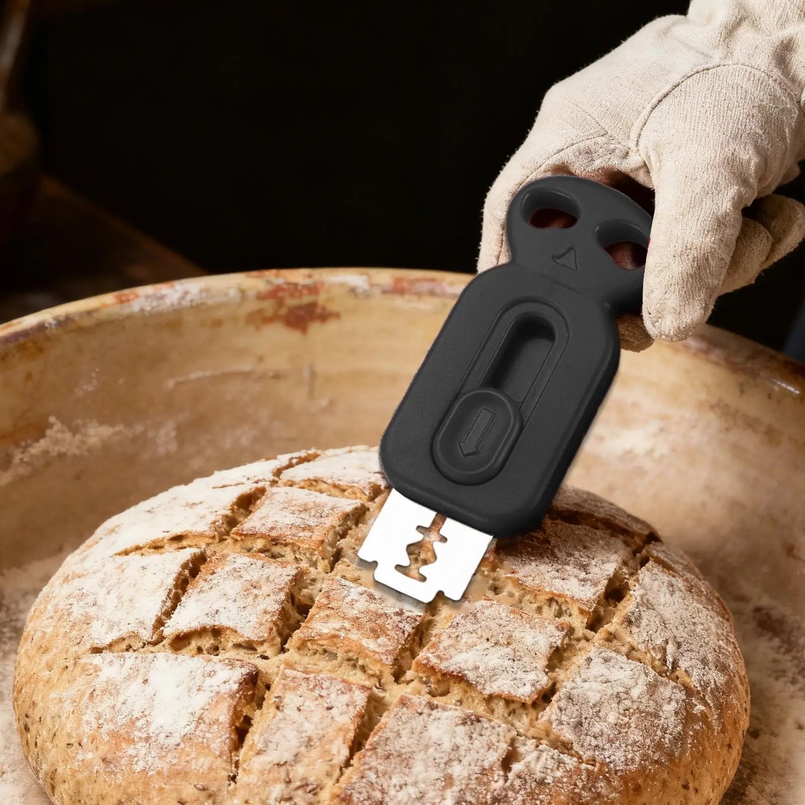 1pc Professional Bread Lame Dough Scoring Tool With Blades For Home Bakery, Baking Beginners Men Women Adults Peaceful Pleasures Health and Wellness