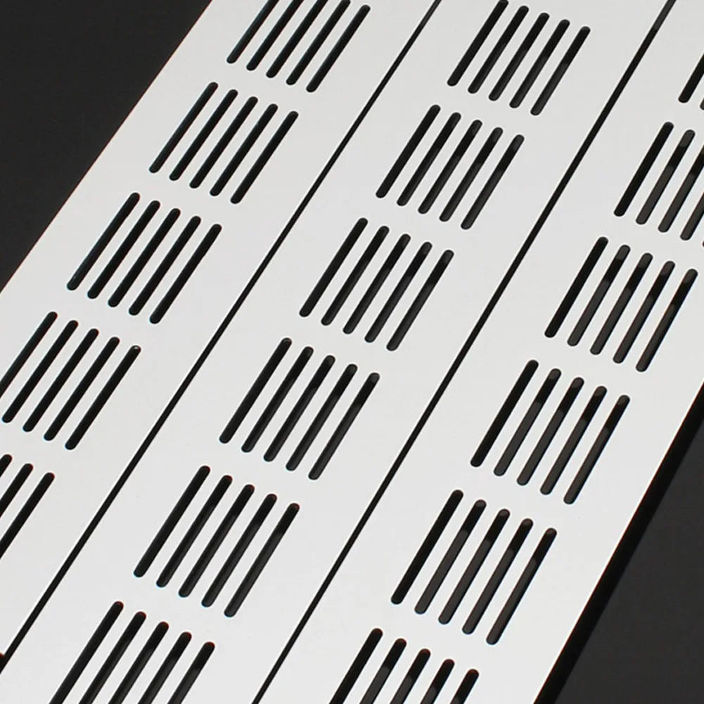 Aluminium Rectangular Cabinet Wardrobe Air Vent Grille Ventilation