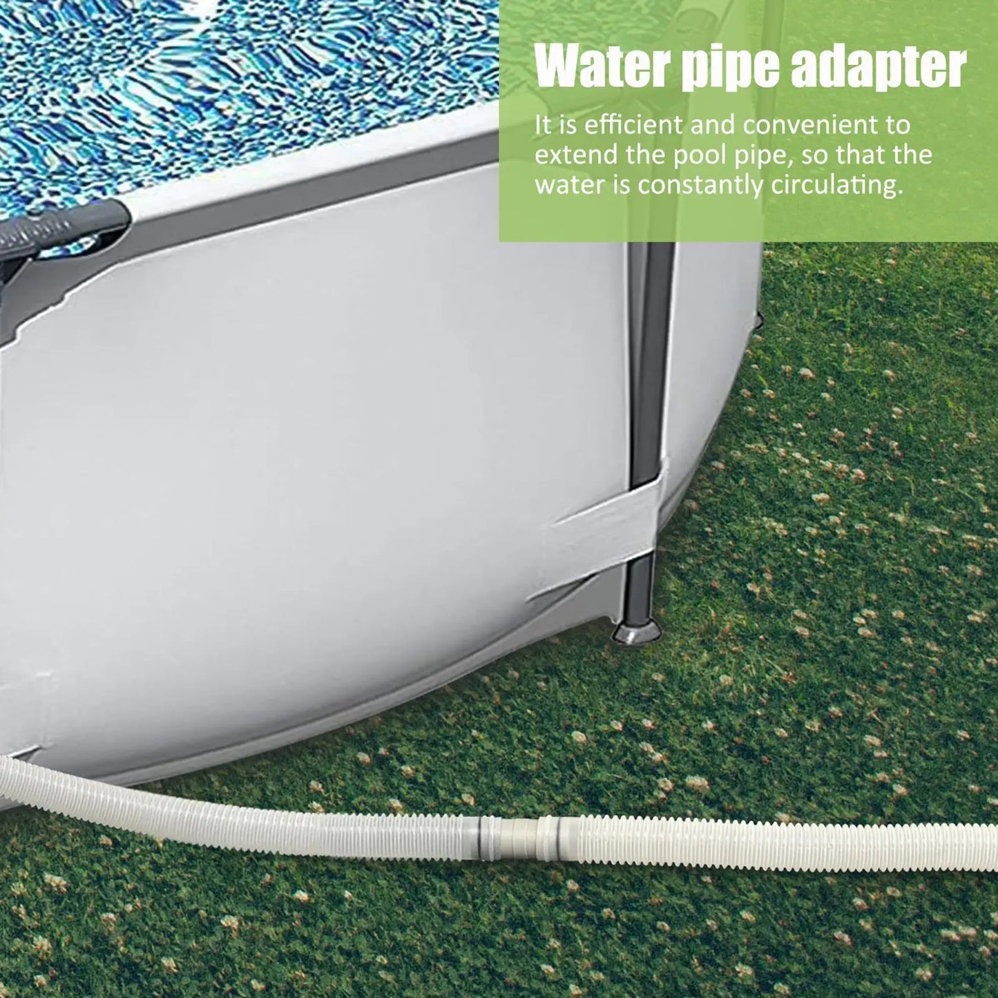 32mm T-Shape Pool Hose Connector | Rust-Resistant Filter Joint