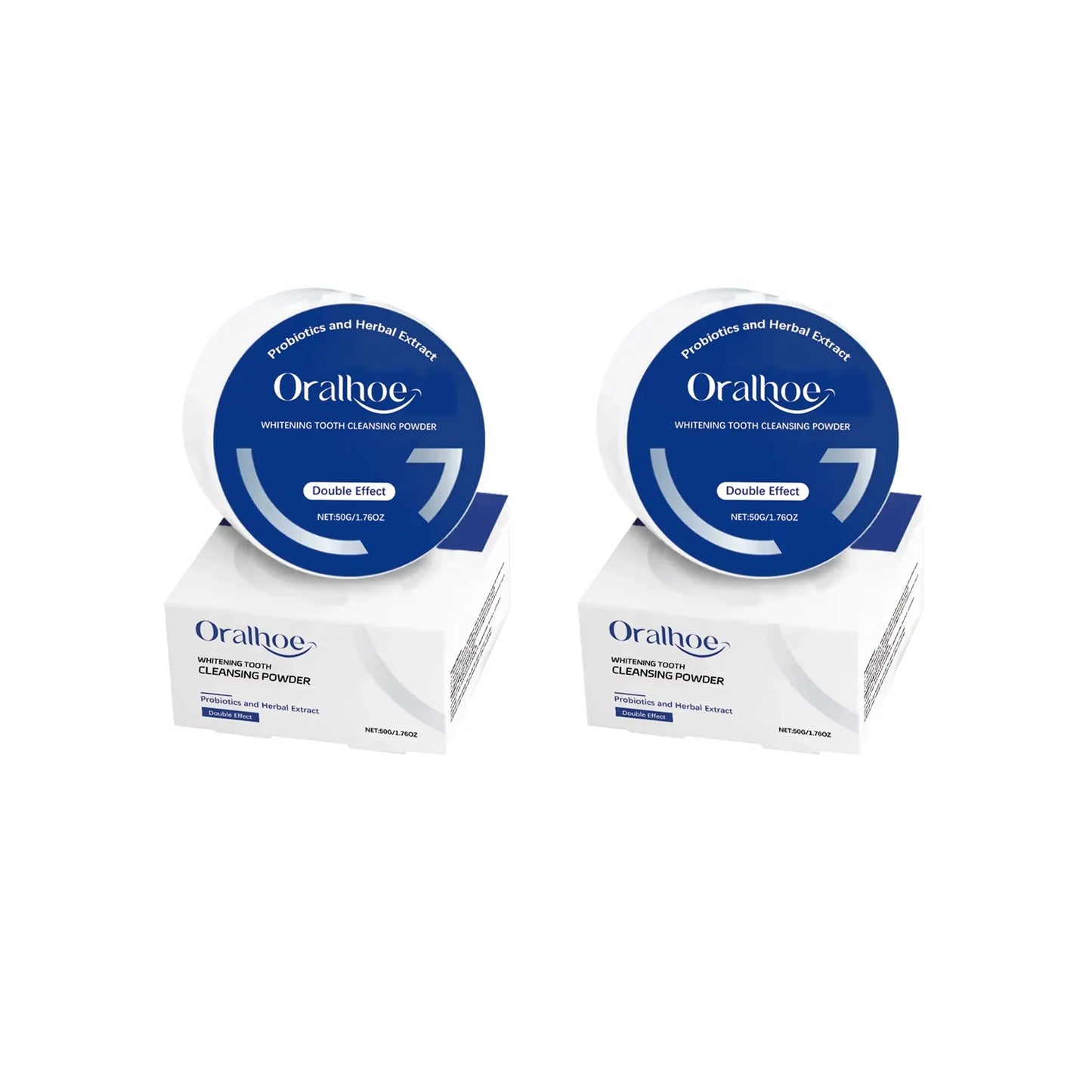 Oralhoe Probiotic Tooth Whitening Powder – 50g Natural Formula
