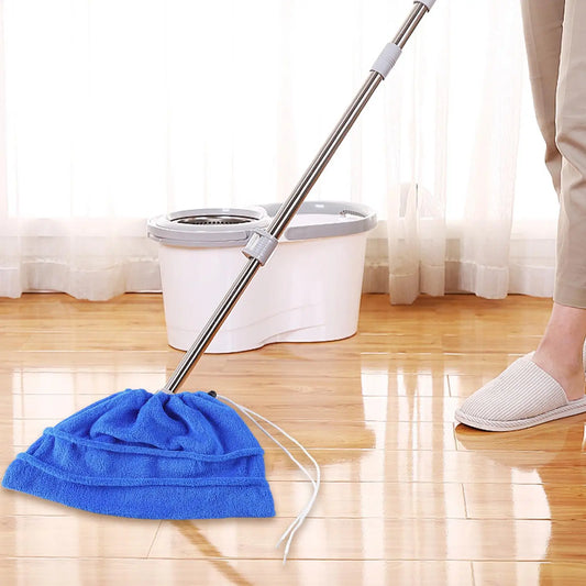 Reusable Broom Cover - Washable Microfiber Mop Covers, Tight Fit Cleaning Supplies for Kitchen, Apartment, Hotel, Dorm Room Peaceful Pleasures Health and Wellness