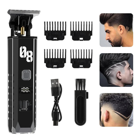 AFDEAL Cordless Hair & Beard Trimmer Kit with LED Display Hair & Beard Trimmer Oasis Select